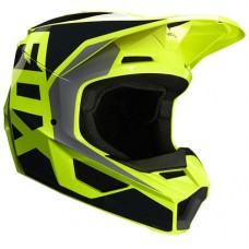 Детский мотошлем FOX YTH V1 PRIX HELMET [BLACK YELLOW]