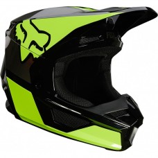 Детский мотошлем FOX YTH V1 MIPS REVN HELMET [Flo Yellow]