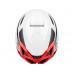 Шлем R2 Aero 2020 цвет белый черный красный / глянцевый размер L (58-62 см)