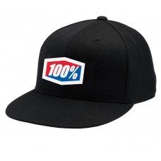 Кепка Ride 100% “ICON” 210 Fitted Hat Black, L/XL