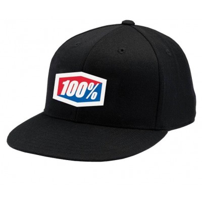  Ride 100% “ICON” 210 Fitted Hat Black