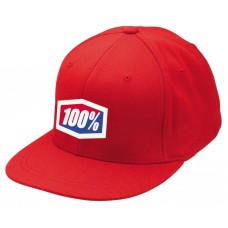 Кепка Ride 100% “ICON” 210 Fitted Hat Red , L/XL