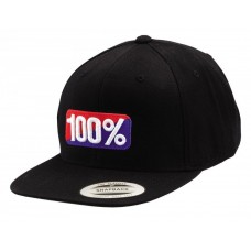 Кепка Ride 100% “OG” Classic SnapBack Hat Black, One Size