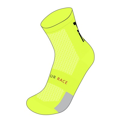 Носки R2 Endurance 2020 цвет неоновый желтый размер S (35-38)