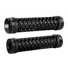 Грипсы ODI Vans® Lock-On Grips, Black w/ Black Clamps (черные с черными замками)