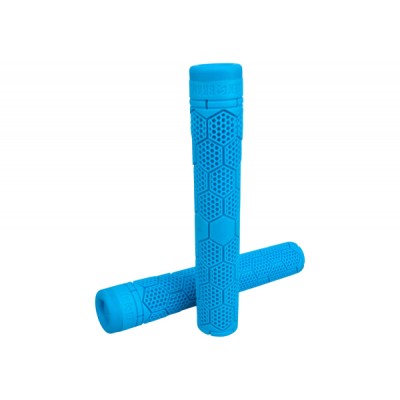 Грипсы Stolen HIVE, 165мм, без фланцев, с барендами VORTEX, голубые Грипсы Stolen HIVE, 165мм, без фланцев, с барендами VORTEX, голубые