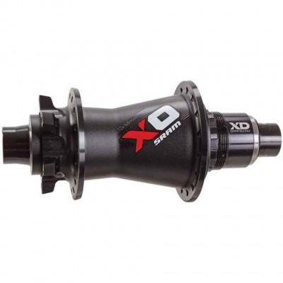   Втулка SRAM AM HUB X0 F DISC QR/15/20 28H BLK/RD