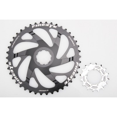 Звезда расширитель кассеты SRAM FireEye 40T + 16T черный