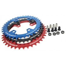 Звезда шатуна передняя MTB Fouriers DX8000 Е1 Full CNC NW, Shimano XT/pcd96, алю 32Т, крас.