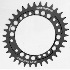 Звезда шатуна передняя MTB Fouriers DX007 Е1 Full CNC NW Oval, pcd104, алю 34Т, черн.