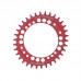 Звезда шатуна передняя MTB Fouriers DX007 Е1 Full CNC NW Oval, pcd104, алю 34Т, черн.