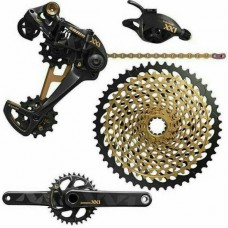 Групсет SRAM XX1 Eagle DUB 12шв 170 BOOST DM Звезда 32t X-SYNC Gold Chain XG-1299 10-50t Black