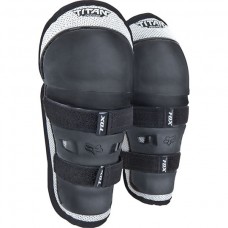 Детские наколенники FOX PeeWee Titan Knee/Shin [Black/Silver]