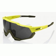 Велосипедные очки Ride 100% SPEEDTRAP - Soft Tact Banana - Black Mirror Lens, Mirror Lens