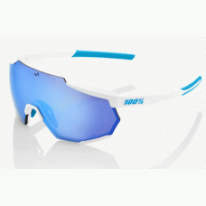 Велосипедные очки Ride 100% RACETRAP - SE Movistar Team White - HiPER Blue Multilayer Mirror Lens, Mirror Lens