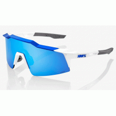 Велосипедные очки Ride 100% SpeedCraft SL - Matte White - HiPER Blue Multilayer Mirror, Mirror Lens