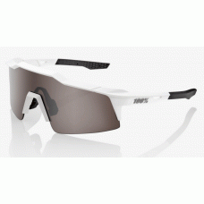 Велосипедные очки Ride 100% SpeedCraft SL - Matte White - HiPER Silver Mirror, Mirror Lens