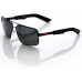 100% “HAKAN” Sunglasses Brushed Silver - Grey Gradient Tint, Mirror Lens