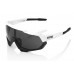 Ride 100% Speedtrap - Matte White/Black - Smoke Lens Ride 100% Speedtrap - Matte White/Black - Smoke Lens