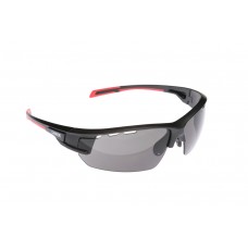 Вело очки  ONRIDE Lead  матовый черный/красный с линзами Smoke (Cat.3)