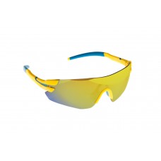 Вело очки ONRIDE Velcor желтый / голубой с линзами  Revo/Clear/Orange