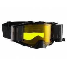 Мото очки LEATT GOGGLE VELOCITY 6.5 Roll-Off - YELLOW 65% Black/Grey, Roll-Off