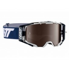 Мото очки LEATT GOGGLE VELOCITY 6.5 IRIZ - BLUE 55% Ink/White, Mirror Lens