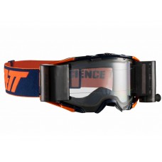 Мото очки LEATT GOGGLE VELOCITY 6.5 Roll-Off - CLEAR 83% Inked/Orange, Roll-Off