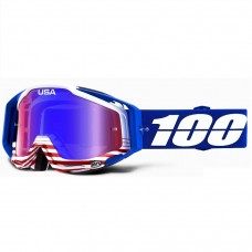 Мото очки 100% RACECRAFT Goggle Anthem - Mirror Red/Blue Lens