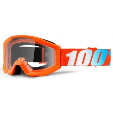 Мото очки 100% STRATA Goggle Orange - Clear Lens