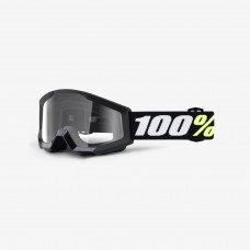 Детские мото очки 100% STRATA MINI Goggle Black - Clear Lens