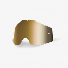 Линза к очкам 100% RACECRAFT/ACCURI/STRATA Replacement Lens True Gold Mirror Anti-Fog