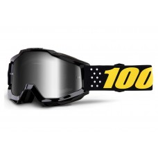 Детские мото очки 100% ACCURI Youth Goggle Pistol - Mirror Silver Lens