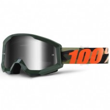 Мото очки 100% STRATA Goggle Huntsitan - Mirror Silver Lens, Mirror Lens