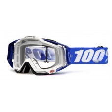 Мото очки 100% RACECRAFT Goggle Cobalt Blue - Clear Lens