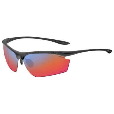 Очки R2 Peak 2020 матово-черные с линзами orange покрытие blue mirror с технологией HD Tech (CAT.)