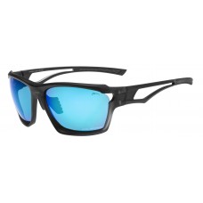 Очки Relax Atoll 2020 оправа черно-серая матовая линза Polarized grey покрытия ICE BLUE (CAT.3)