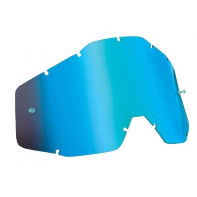 Линза к очкам 100% RACECRAFT/ACCURI/STRATA Replacement Lens Blue Mirror/Blue Anti-Fog 