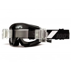 Детские мото очки Ride 100% STRATA JR Mud Goggle Goliath - Clear Lens, Roll-Off
