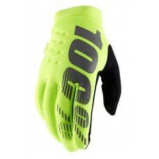 Зимние мото перчатки Ride 100% BRISKER Cold Weather [Fluo Yellow], L (10)