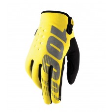 Детские зимние мото перчатки Ride 100% BRISKER Cold Weather [Neon Yellow], YM (6)
