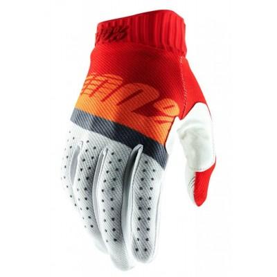 Мото перчатки Ride 100% RIDEFIT Glove [Red/Orange/Blue]