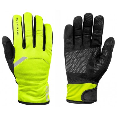 Перчатки R2 Storm 2019 цвет неоновый желтый. черный размер L
