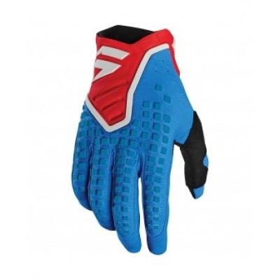 Мото перчатки SHIFT 3LACK PRO GLOVE [BLUE RED]