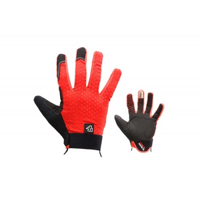 RACE FACE STAGE GLOVES red L