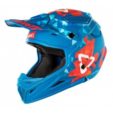 Мотошлем LEATT Helmet GPX 4.5 V22 ECE Blue/Red, XL