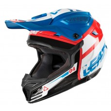 Мотошлем LEATT Helmet GPX 4.5 V25 ECE Blue/White, S