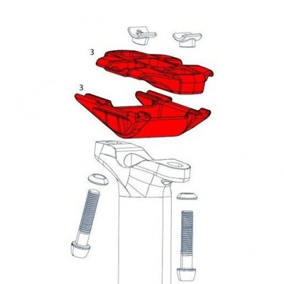 Сервисные запчасти ZIPP SP SC B1 CLAMP KIT