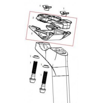 Сервисные запчасти ZIPP SP SCSL B1 CLAMP KIT