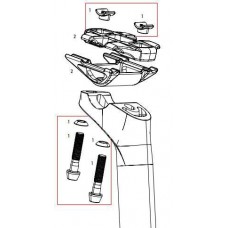 Сервисные запчасти ZIPP SP SCSL B1 BOLT KIT TI